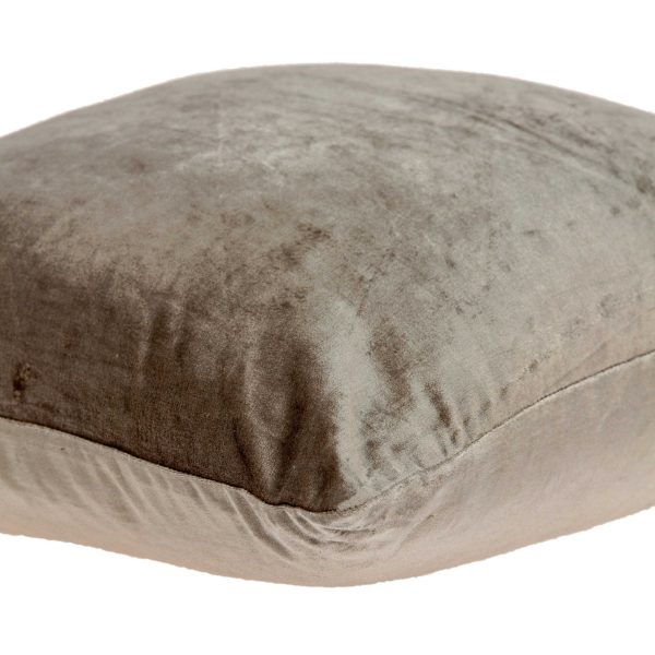 Super Soft Taupe Solid Decorative Accent Pillow - Image 4