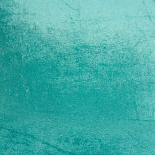 20" x 7" x 20" Transitional Aqua Solid Pillow Cover With Poly Insert - Image 5