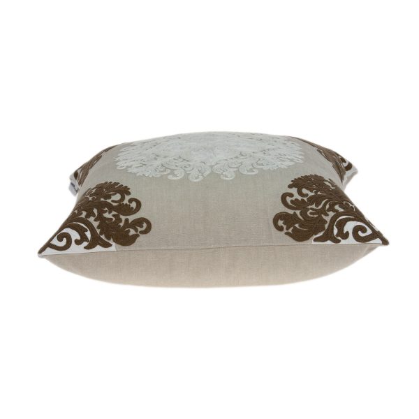 20" x 0.5" x 20" Traditional Beige Pillow Cover - Image 4