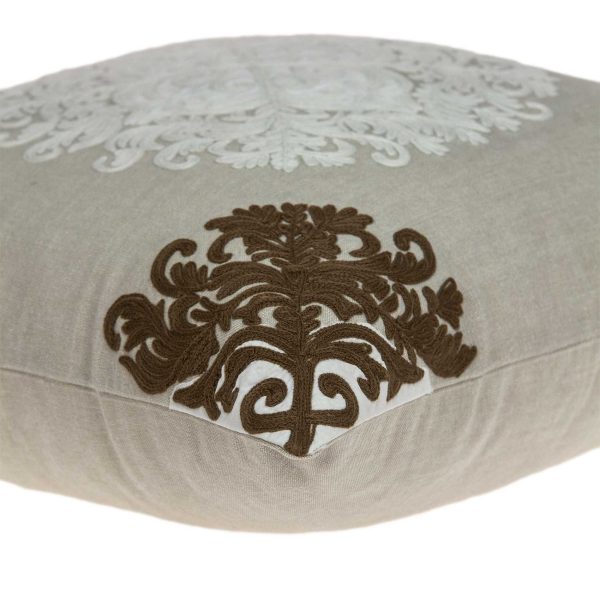 20" x 0.5" x 20" Traditional Beige Pillow Cover - Image 5
