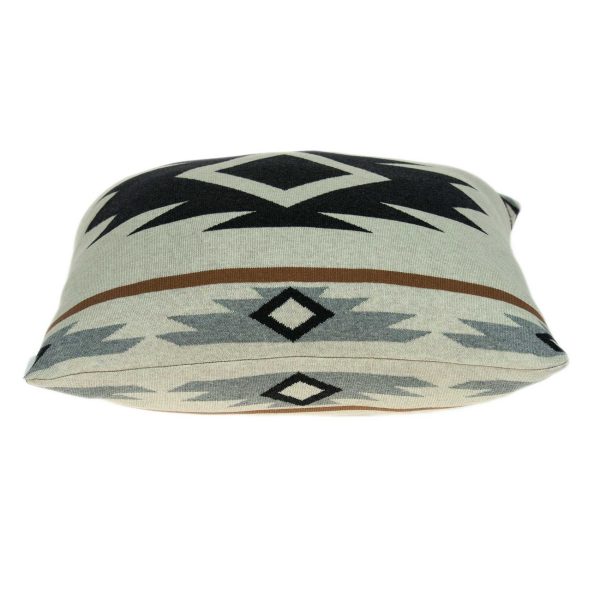20" x 7" x 20" Southwest Tan Pillow Cover With Poly Insert - Image 3