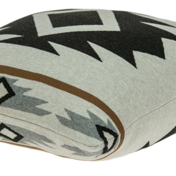 20" x 7" x 20" Southwest Tan Pillow Cover With Poly Insert - Image 4