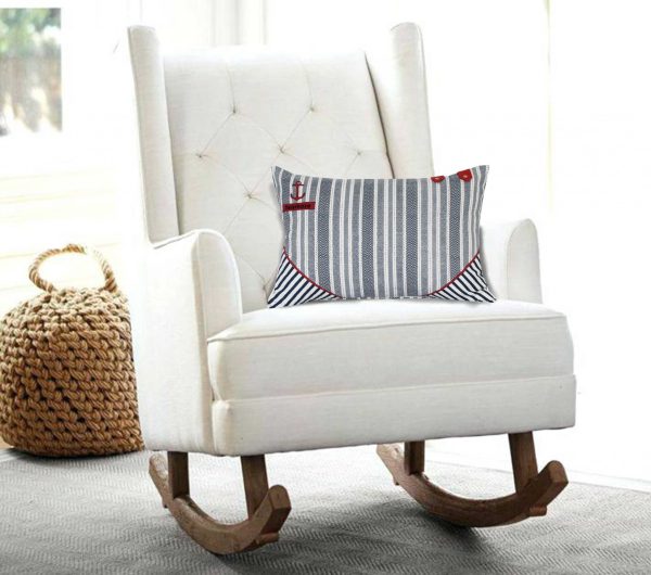 Grey Pillow Cover With Poly Insert - Image 2