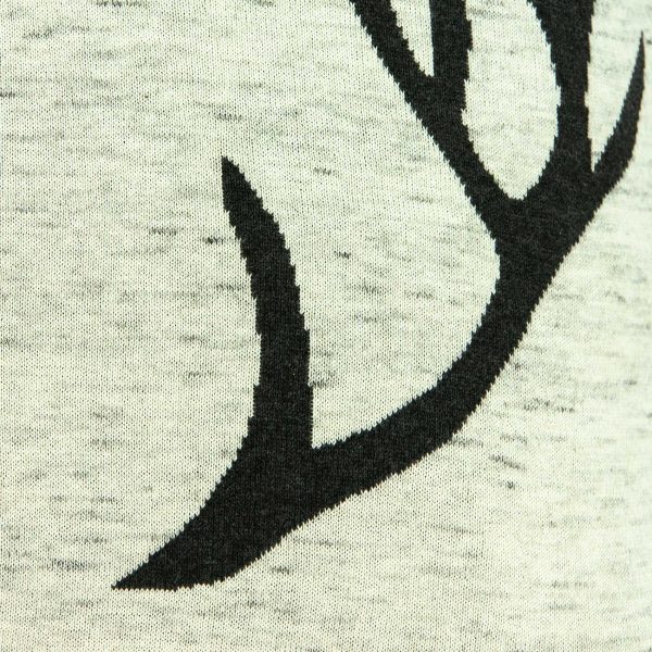 20" x 7" x 20" Lodge Grey & Black Pillow Cover With Poly Insert - Image 4