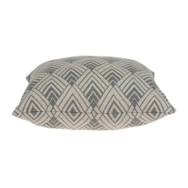 20" x 7" x 20" Beautiful Transitional Tan Cotton Pillow Cover With Poly Insert - Image 3