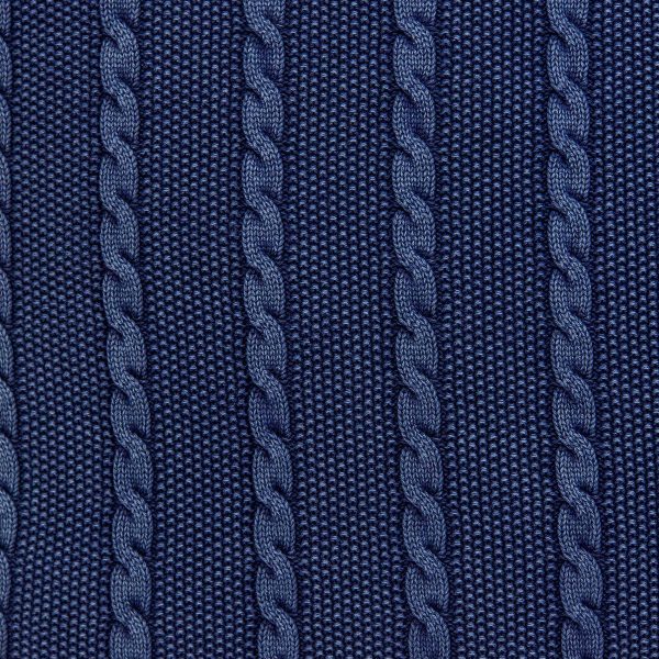 18" x 5" x 18" Transitional Blue Pillow Cover With Poly Insert - Image 5