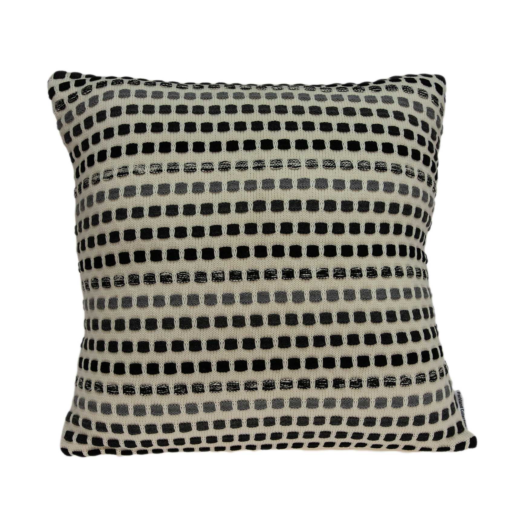 20" x 7" x 20" Elegant Transitional Tan Cotton Pillow Cover With Poly Insert