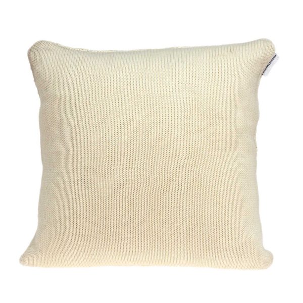 20" x 7" x 20" Transitional Beige Pillow Cover With Poly Insert - Image 2