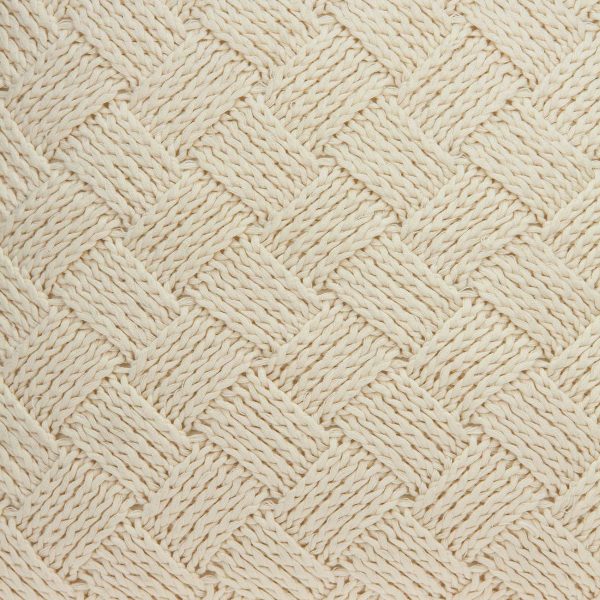 20" x 7" x 20" Transitional Beige Pillow Cover With Poly Insert - Image 5