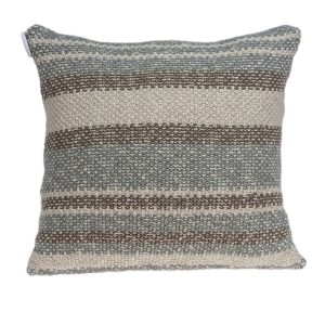 20" x 7" x 20" CharmingTransitional Tan Cotton Pillow Cover With Poly Insert