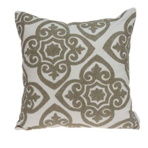20" x 0.5" x 20" Bling Ivory Pillow Cover