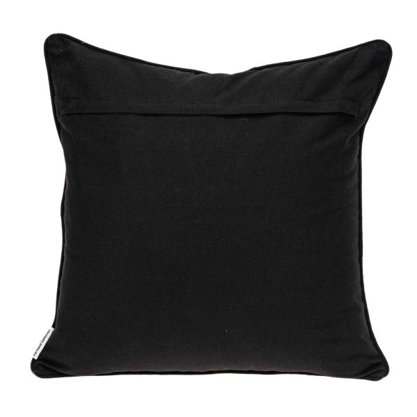 20" x 7" x 20" Transitional Black and White Zebra Pillow Cover With Poly Insert - Image 2