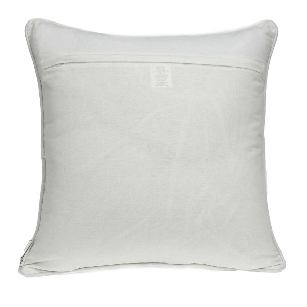 20" x 7" x 20" Transitional Orange And Off White Pillow Cover With Poly Insert - Image 2
