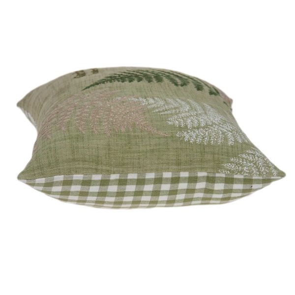 20" x 6" x 14" Tropical Green Pillow Cover With Poly Insert - Image 2