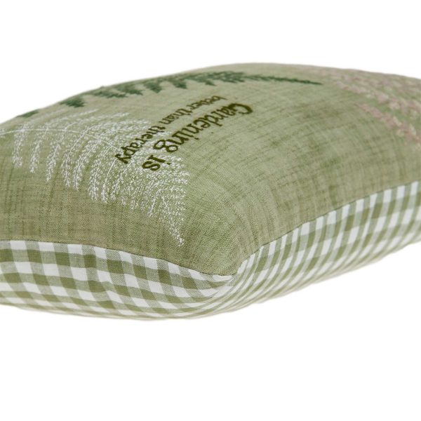 20" x 6" x 14" Tropical Green Pillow Cover With Poly Insert - Image 3