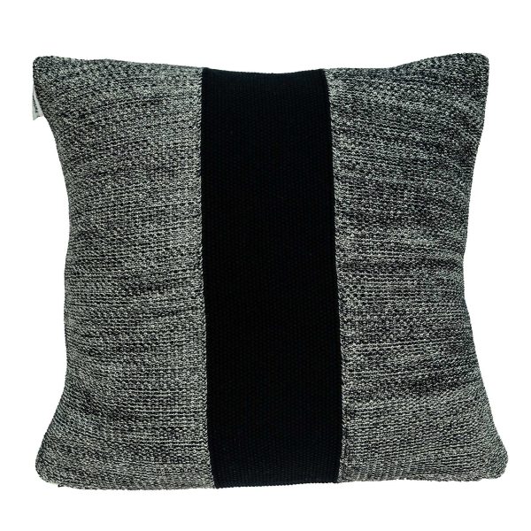 18" x 5" x 18" Nautical Blue Cotton Pillow Cover With Down Insert - Image 2