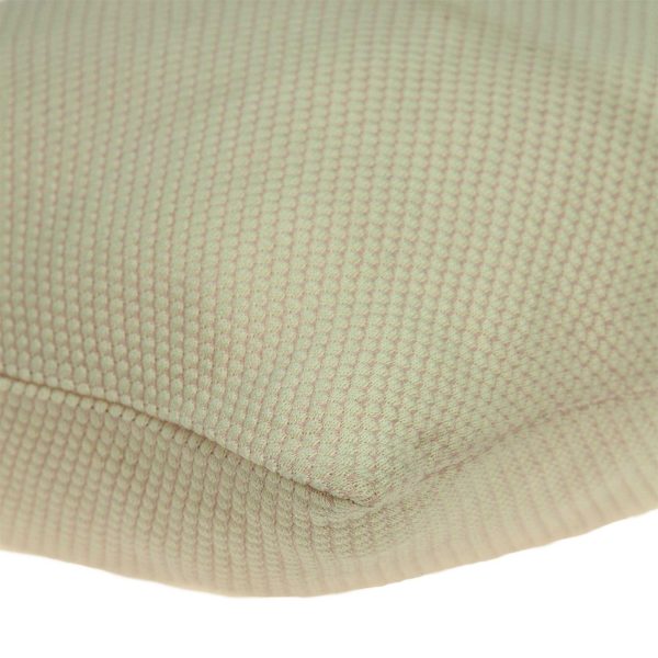 20" x 7" x 20" Unique Transitional Tan Cotton Pillow Cover With Down Insert - Image 4