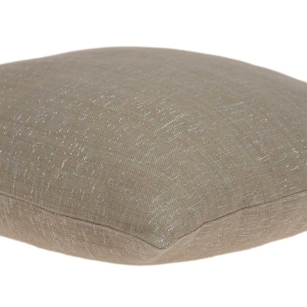 20" x 7" x 20" Elegant Tan Pillow Cover With Down Insert - Image 5