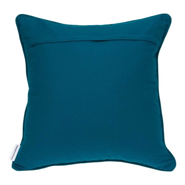 20" x 7" x 20" Handmade Transitional Multicolored Pillow Cover With Poly Insert - Image 2