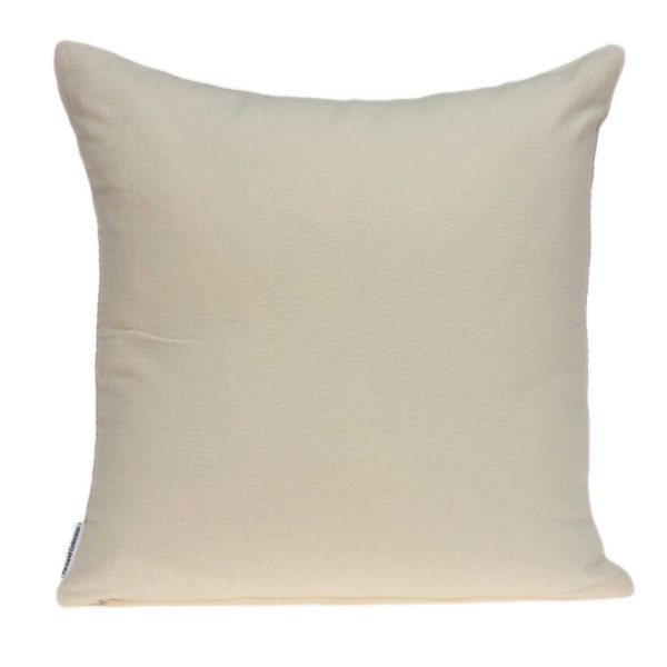 20" x 6" x 14" Cool Transitional Beige Pillow Cover With Down Insert - Image 3