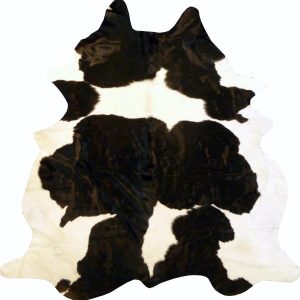 6.5 Ft  Holstein Brindled Cowhide Rug