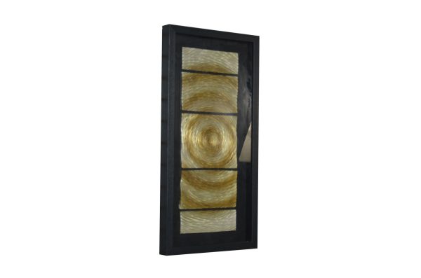 15 x 2 x 16 Black And Gold Glass - Shadow Box - Image 2
