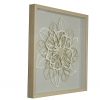 15 x 2 x 28 Natural Brown Wood Paper And Glass - Shadow Box - Image 2