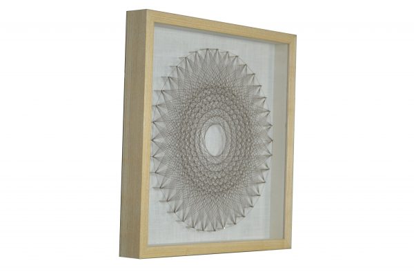 15 x 2 x 20 Stunning Brown Wood And Glass - Shadow Box - Image 2