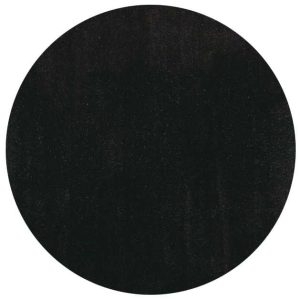 8' Espresso Brown Round Indoor Shag Rug