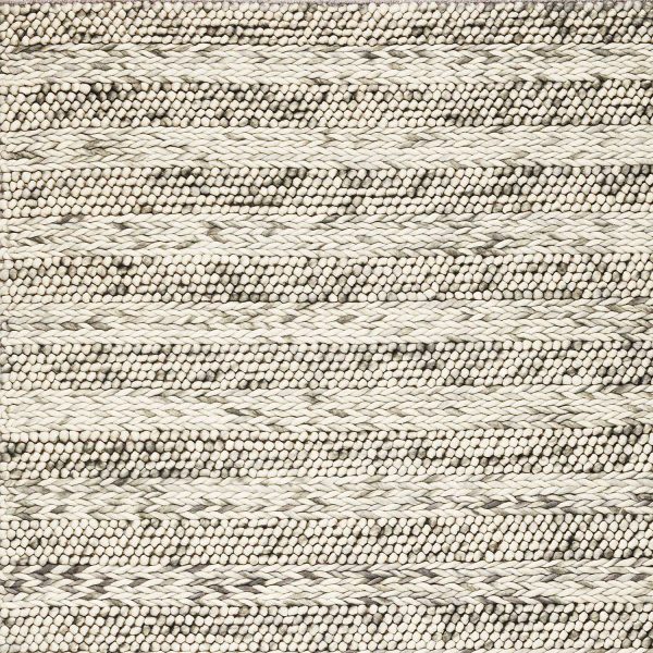 5' x 7'  Wool Grey Area Rug - Image 3