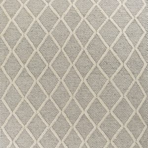 5' x 7'  Wool Grey Area Rug