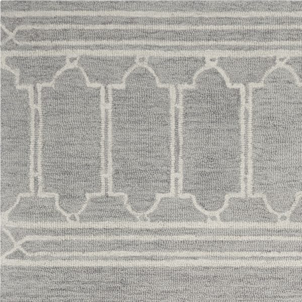 8' x 10'  Wool Grey Area Rug - Image 2