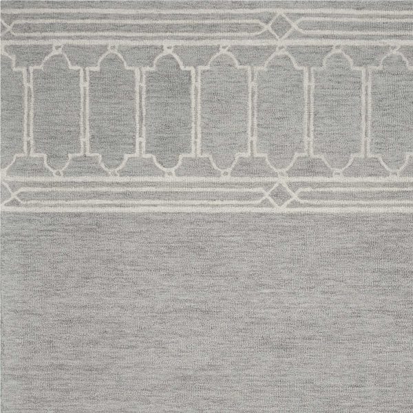 8' x 10'  Wool Grey Area Rug - Image 3