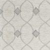 8'x10' Ivory Hand Tufted Ogee Indoor Area Rug - Image 2