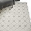 8'x10' Ivory Hand Tufted Ogee Indoor Area Rug - Image 4