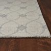 8'x10' Ivory Hand Tufted Ogee Indoor Area Rug - Image 5