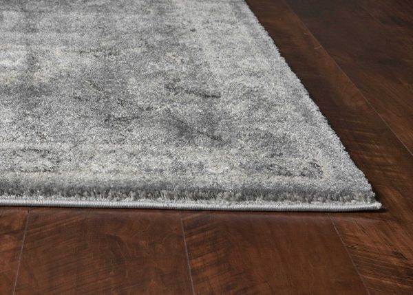 7' x 9'  Polypropylene Grey Area Rug - Image 5