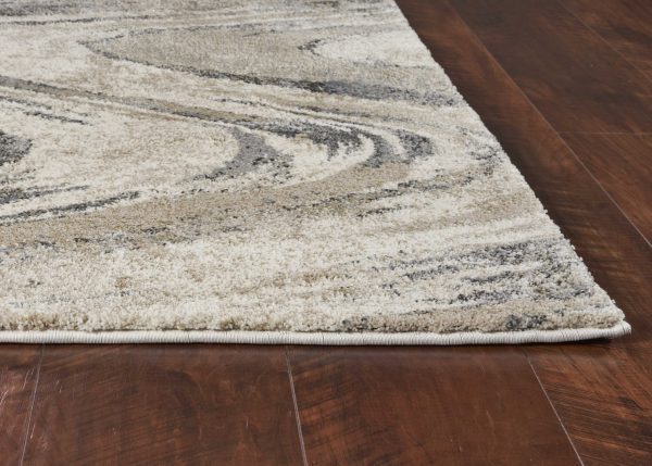 7' x 9'  Polypropylene Natural Area Rug - Image 4