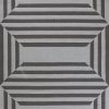 8' x 11'  UV treated Polypropylene Charcoal Area Rug