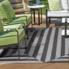 8' x 11'  UV treated Polypropylene Charcoal Area Rug - Image 2