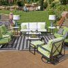 8' x 11'  UV treated Polypropylene Charcoal Area Rug - Image 3