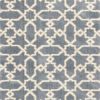 7 x 10 Microfiber Slate Blue Area Rug