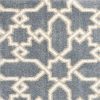 7 x 10 Microfiber Slate Blue Area Rug - Image 3