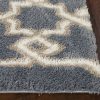 7 x 10 Microfiber Slate Blue Area Rug - Image 4