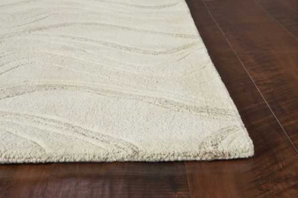 8' x 10' 6 Wool Ivory  Area Rug - Image 4