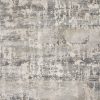 8' x 13' Shade of Gray Abstract Area Rug
