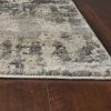 8' x 13' Shade of Gray Abstract Area Rug - Image 4