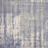 7' x 10'  Viscose Grey or  Blue Area Rug