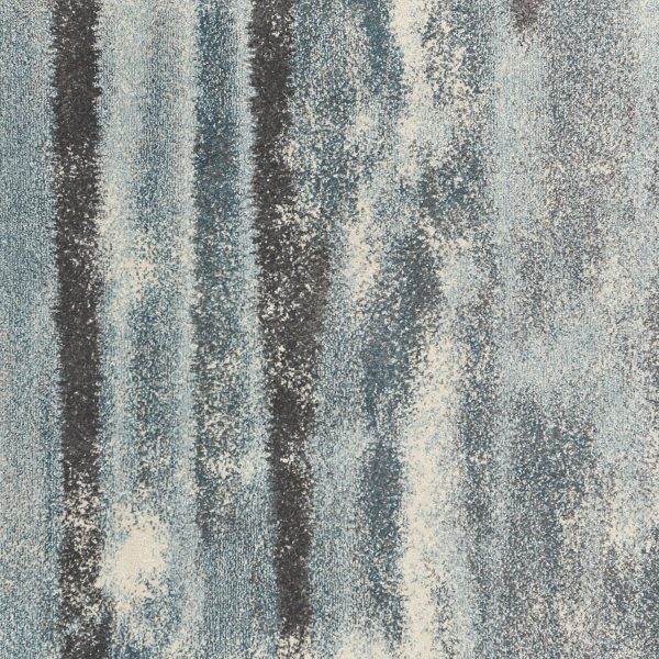 9' x 13'  Polypropylene Teal Area Rug - Image 2