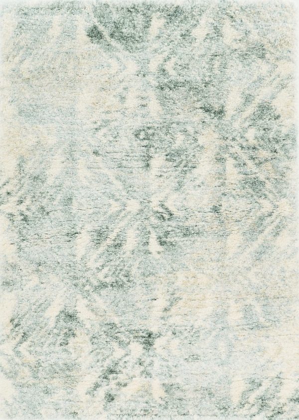 5' x 8' Ivory or Grey Vintage Diamond Indoor Area Rug